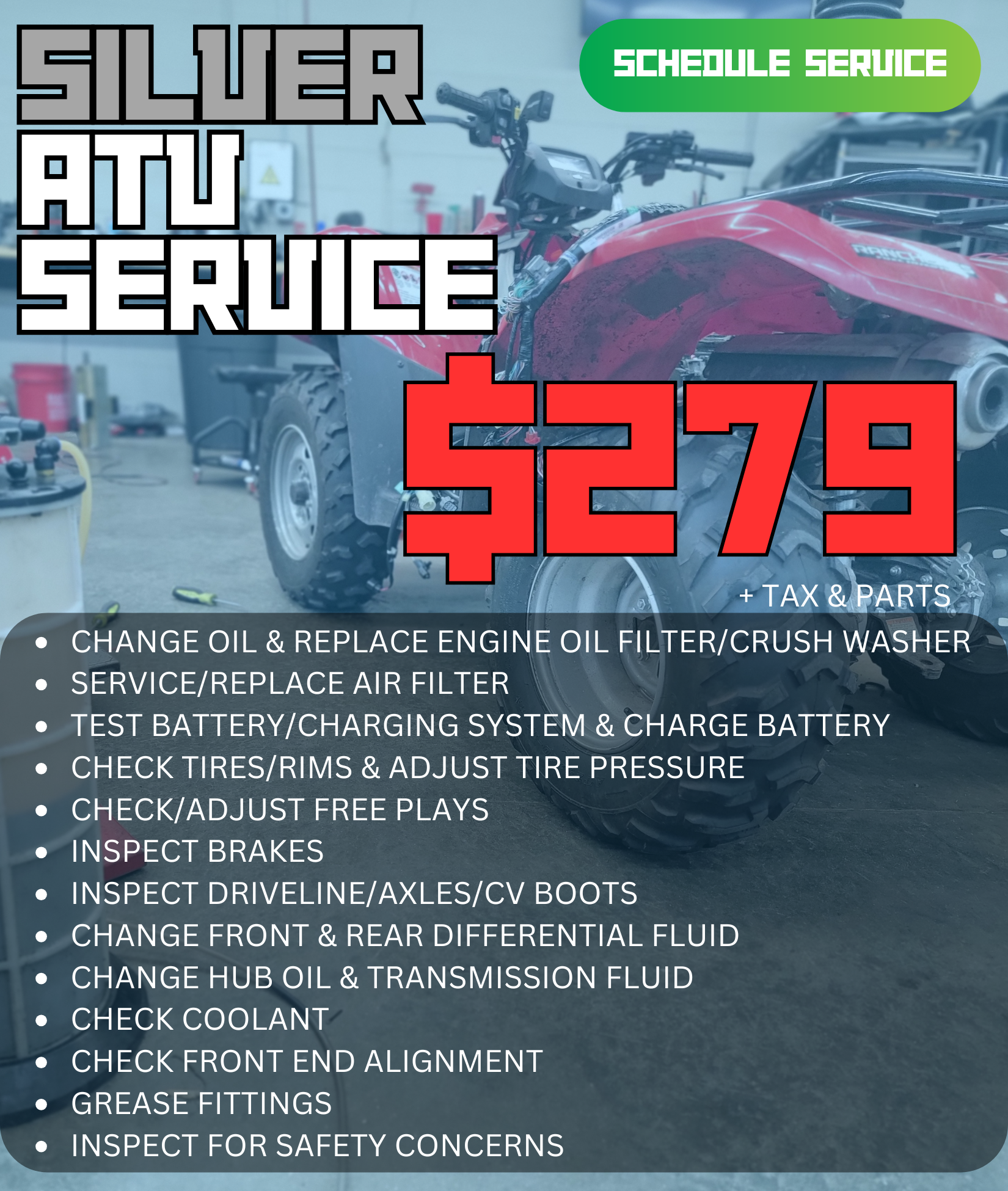 ATV Service in Waukesha