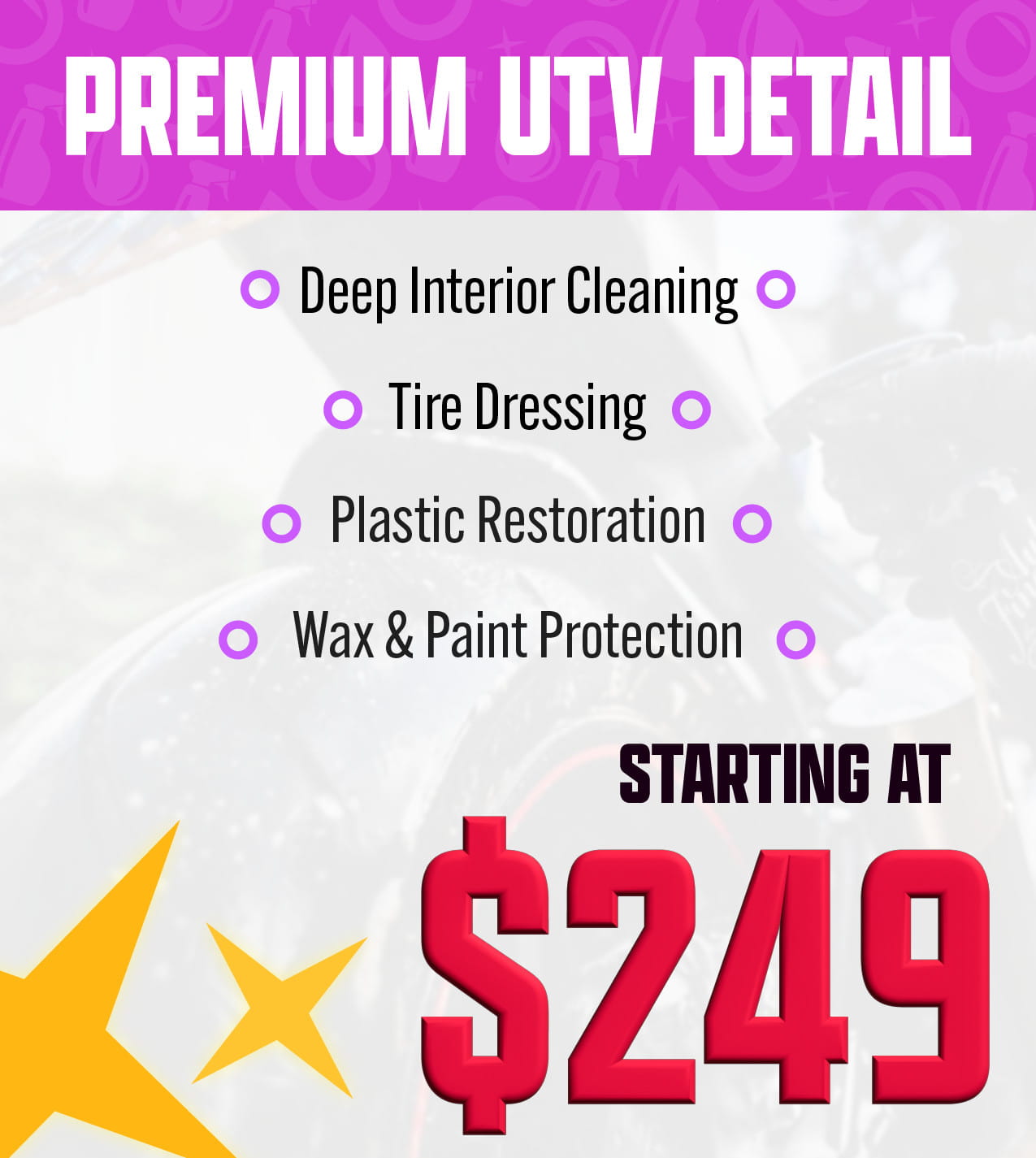 Detailing Specials